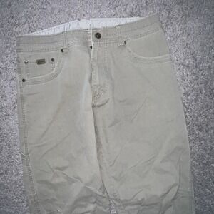 Kuhl Men's 33x34 Revolvr Khaki Chino Work Pants Utility Vintage Patina Dye